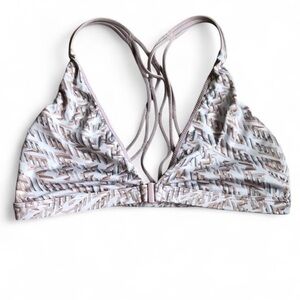 Victoria Sport Victorias Secret Bikini Top Small tan white